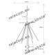 DIAMOND - D-190 - Discone 84cm - 100 Khz à 1,5 Ghz