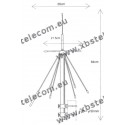 DIAMOND - D-190 - Discone 84cm - 100 Khz à 1,5 Ghz