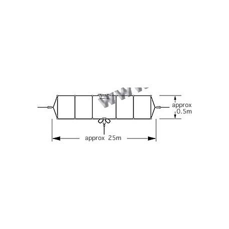 Diamond - WD-330D - Dipole 25M - 2 - 30 MHZ -