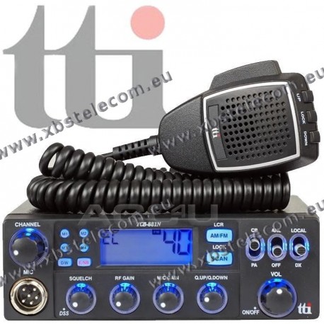 TTI - TCB-881NMULTI - Mehrkanaliges CB-Mobilfunkgerät 12/24V