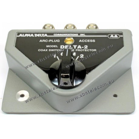 ALPHA DELTA - DELTA-2N - Commutateur Connecteurs coaxiaux 2 voies N (1500 Watt CW)