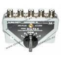 ALPHA DELTA - DELTA-4B - Coaxial commutateur 4 voies (1500 watts CW) - PL