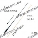 COMTRAK - AL-800 - Antenne VHF / UHF Télescopique - SMA Mâle