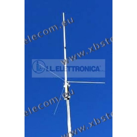 COMTRAK - X-200N - Antenna collineare ad alto rendimento 144//430 gain 6.0//8.0 dB con 3 radialini connettore N