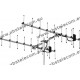 DIAMOND - A-430S10R - Directive 10 éléments d'antenne 430MHz