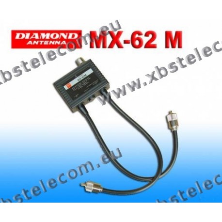 DIAMOND - MX-62M - Duplexeur 1,6 à 56 / 76-470 MHz