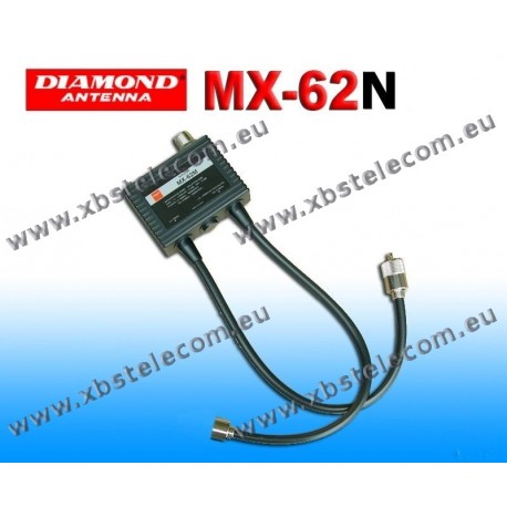 DIAMOND - MX-62N - Duplexeur 1,6 à 56 / 76-470 MHz