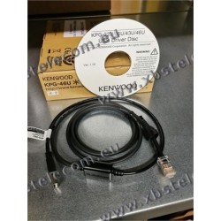 KENWOOD - KPG-22U - USB Programming Cable - Twin-jack Connector