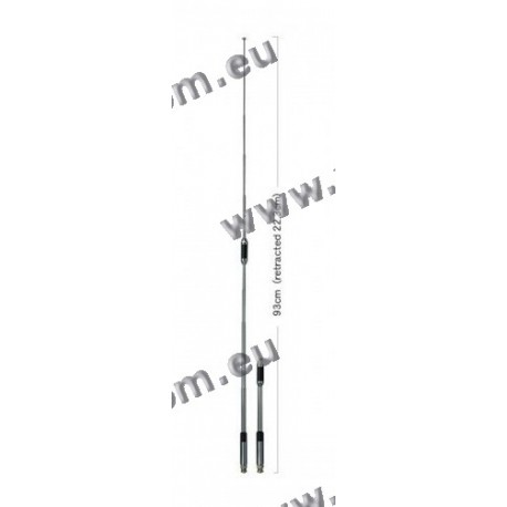 DIAMOND - RH-770 - Antenne télescopique VHF / UHF à gain élevé BNC 93 cm