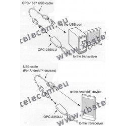 ICOM - OPC-2350LU - Cable de programmation