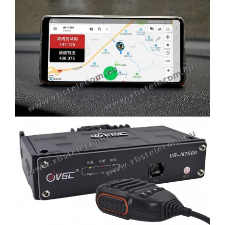 Vero Telecom - VR N-7500 - Mobile VHF/UHF - Commandé via APK