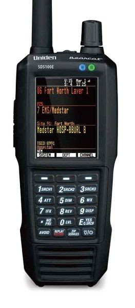 UNIDEN - SDS-100E - Digital scanner - 25-1300 Mhz with DMR + dPRM