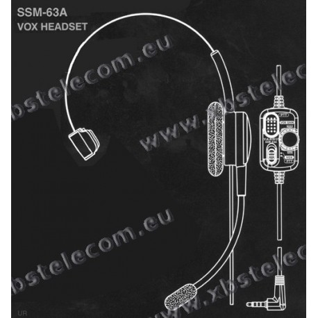 Yaesu - SSM-63A - Micro casque (vox)