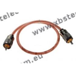 OEM - PL-PL RG8 50cm - PL259  to PL259 CABLE TRANSPARENT 50 CM