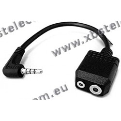 YAESU - Microphone Adapter (2 conductor female mic to single jack)