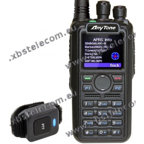 ANYTONE - AT-D878UVII - VHF/UHF - FM/DMR - APRX RX et 500.000 contacts.