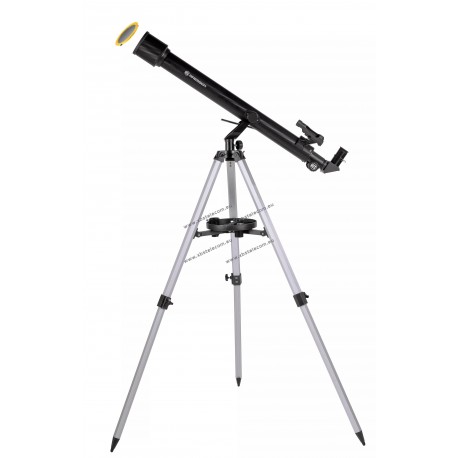 BRESSER - Stellar 60/800 AZ - Refractor Telescope with Smartphone Camera Adapter & Solar Filter