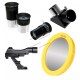 BRESSER - Stellar 60/800 AZ - Refractor Telescope with Smartphone Camera Adapter & Solar Filter