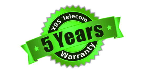 5 years warranty